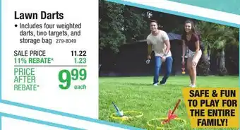 Menards Lawn Darts Game offer