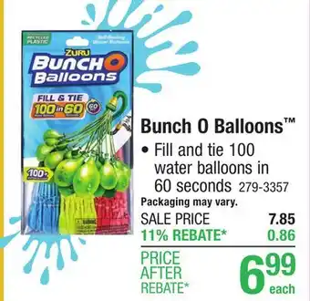 Menards Zuru X-Shot Bunch O Balloons Water Balloons - Assorted Styles offer
