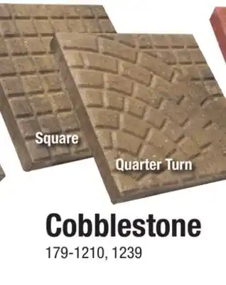 Menards 16 x 16 Square Suede Cobblestone Patio Block offer