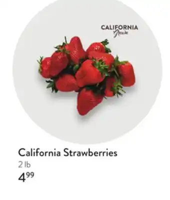 Fresh Thyme California Strawberries offer