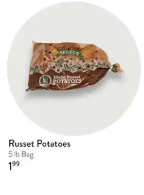 Fresh Thyme Russet Potatoes offer