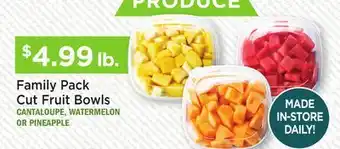 Heinen's Family Pack Cut Fruit Bowls offer