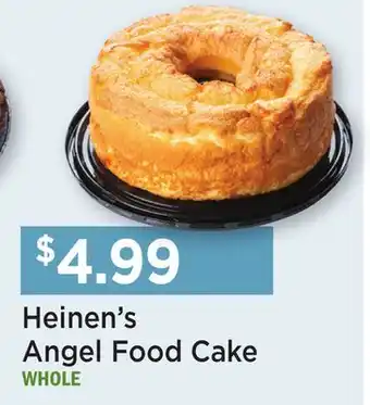 Heinen's Heinen's Angel Food Cake offer