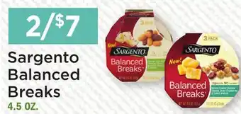 Heinen's Sargento Balanced Breaks offer