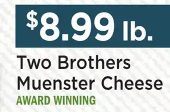 Heinen's Two Brothers Muenster Cheese offer