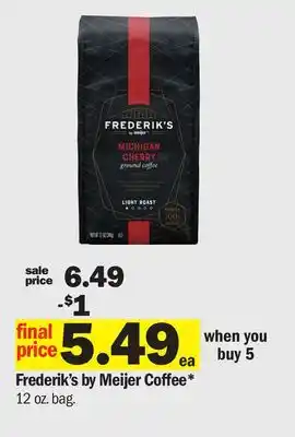 Meijer Frederik's by Meijer Coffee offer