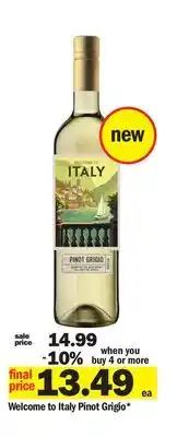 Meijer Welcome to Italy Pinot Grigio offer
