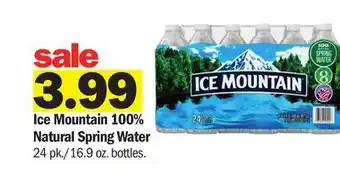 Meijer Ice Mountain 100% Natural Spring Water offer