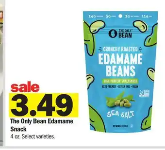 Meijer The Only Bean Edamame Snack offer