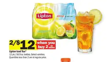 Meijer Lipton Iced Tea offer