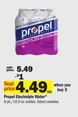 Meijer Propel Electrolyte Water offer