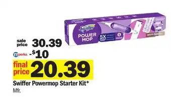 Meijer Swiffer Powermop Starter Kit offer