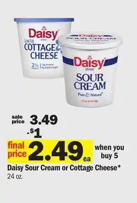 Meijer Daisy Sour Cream or Cottage Cheese offer