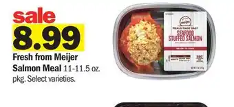 Meijer Fresh from Meijer Salmon Meal offer