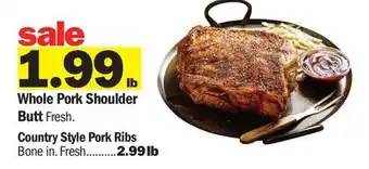 Meijer Whole Pork Shoulder Butt offer