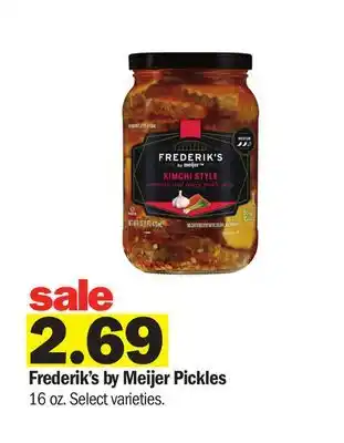 Meijer Frederik's by Meijer Pickles offer