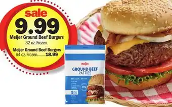 Meijer Meijer Ground Beef Burgers offer