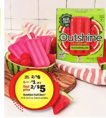 Meijer Outshine Fruit Bars offer