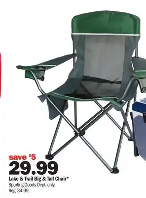 Meijer Lake & Trail Big & Tall Chair offer