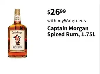 Walgreens Captain Morgan Spiced Rum offer