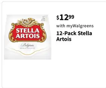 Walgreens 12-Pack Stella Artois offer
