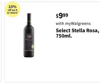 Walgreens Select Stella Rosa, 750ml offer