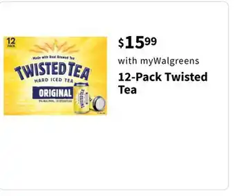 Walgreens 12-Pack Twisted Tea offer