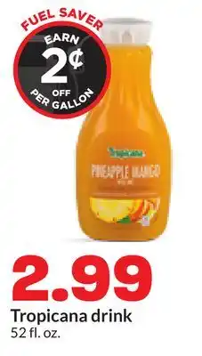 Hy-Vee Tropicana drink offer