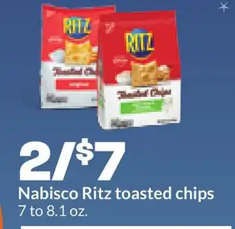 Hy-Vee Nabisco Ritz toasted chips offer