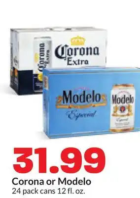 Hy-Vee Corona or Modelo offer