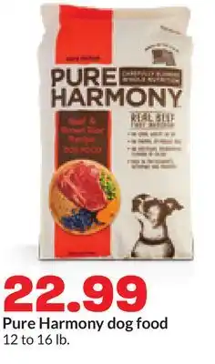 Hy-Vee Pure Harmony dog food offer