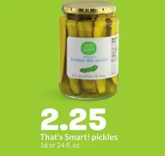 Hy-Vee That's Smart! pickles offer