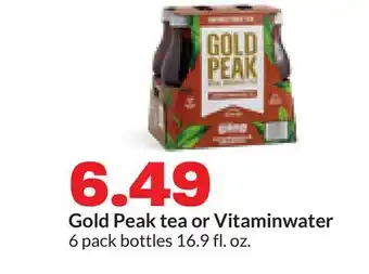 Hy-Vee Gold Peak tea or Vitaminwater offer