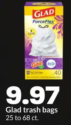 Hy-Vee Glad trash bags offer