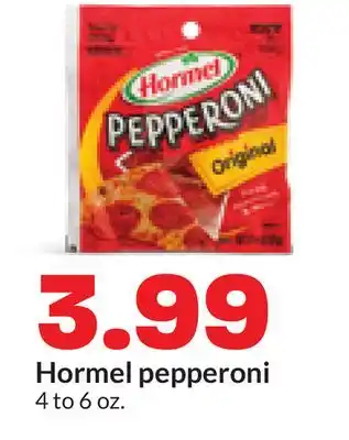 Hy-Vee Hormel pepperoni offer