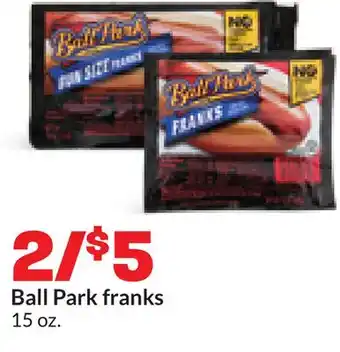 Hy-Vee Ball Park franks offer