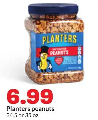 Hy-Vee Planters peanuts offer