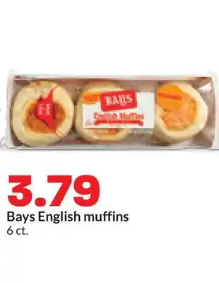 Hy-Vee Bays English muffins offer