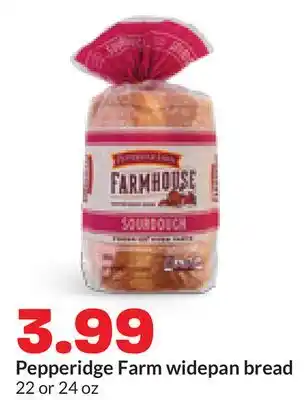 Hy-Vee Pepperidge Farm widepan bread offer