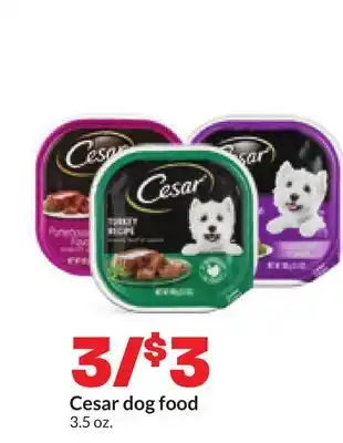 Hy-Vee Cesar dog food offer