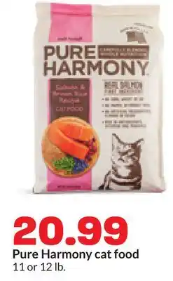 Hy-Vee Pure Harmony cat food offer