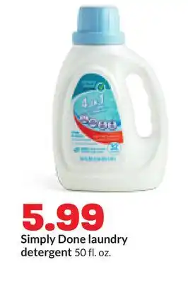 Hy-Vee Simply Done laundry detergent offer