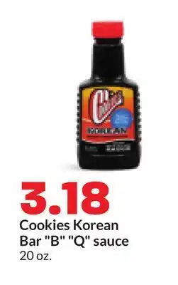 Hy-Vee Cookies Korean Bar B Q sauce offer