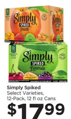 Food 4 Less Simply Spiked offer