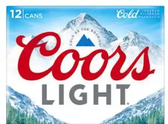 Target Coors 12-pk. beer offer