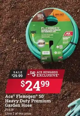 Ace Hardware Ace Flexogen 50' Heavy Duty Premium Garden Hose offer