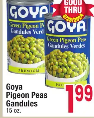 Jewel-Osco Goya Pigeon Peas Gandules offer