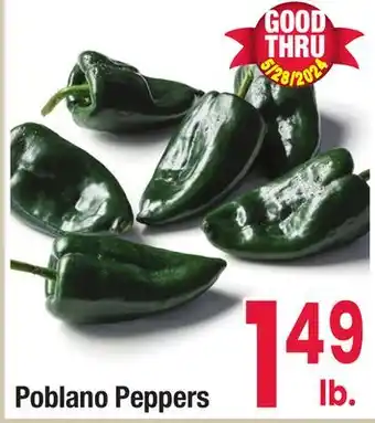 Jewel-Osco Poblano Peppers offer