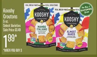 Jewel-Osco Kooshy Croutons offer