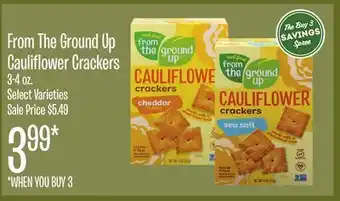 Jewel-Osco From The Ground Up Cauliflower Crackers offer